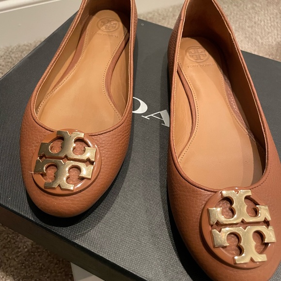 Tory Burch Leather Flats Size 6.5 - Picture 6 of 8